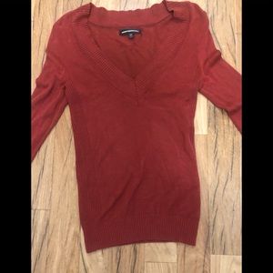 Express Burnt Orange sweater